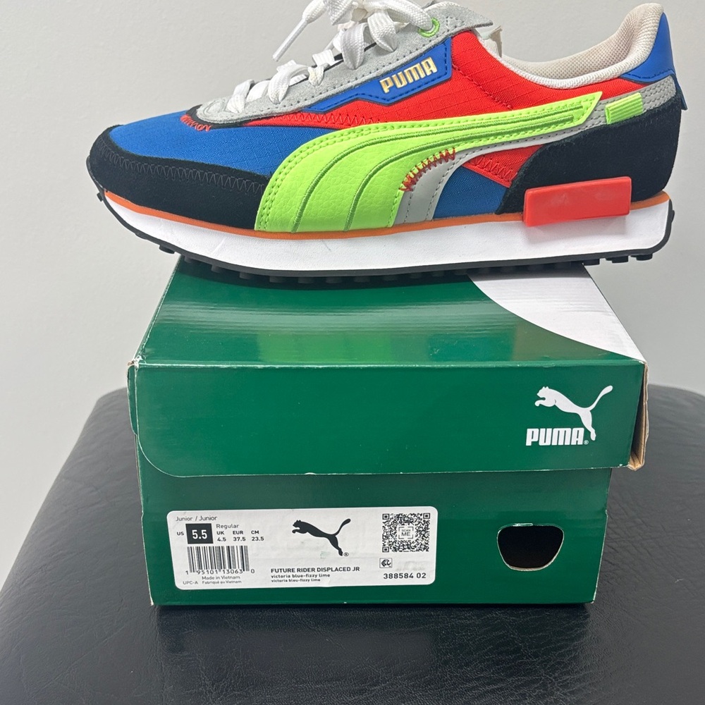Puma Kids Sneakers - Blue, Red, Green